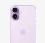 iPhone 17、背面の外観、カラーはラベンダー、左上にDual Fusionカメラシステム