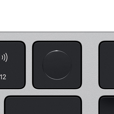 Magic Keyboardin Touch ID:n lähikuva
